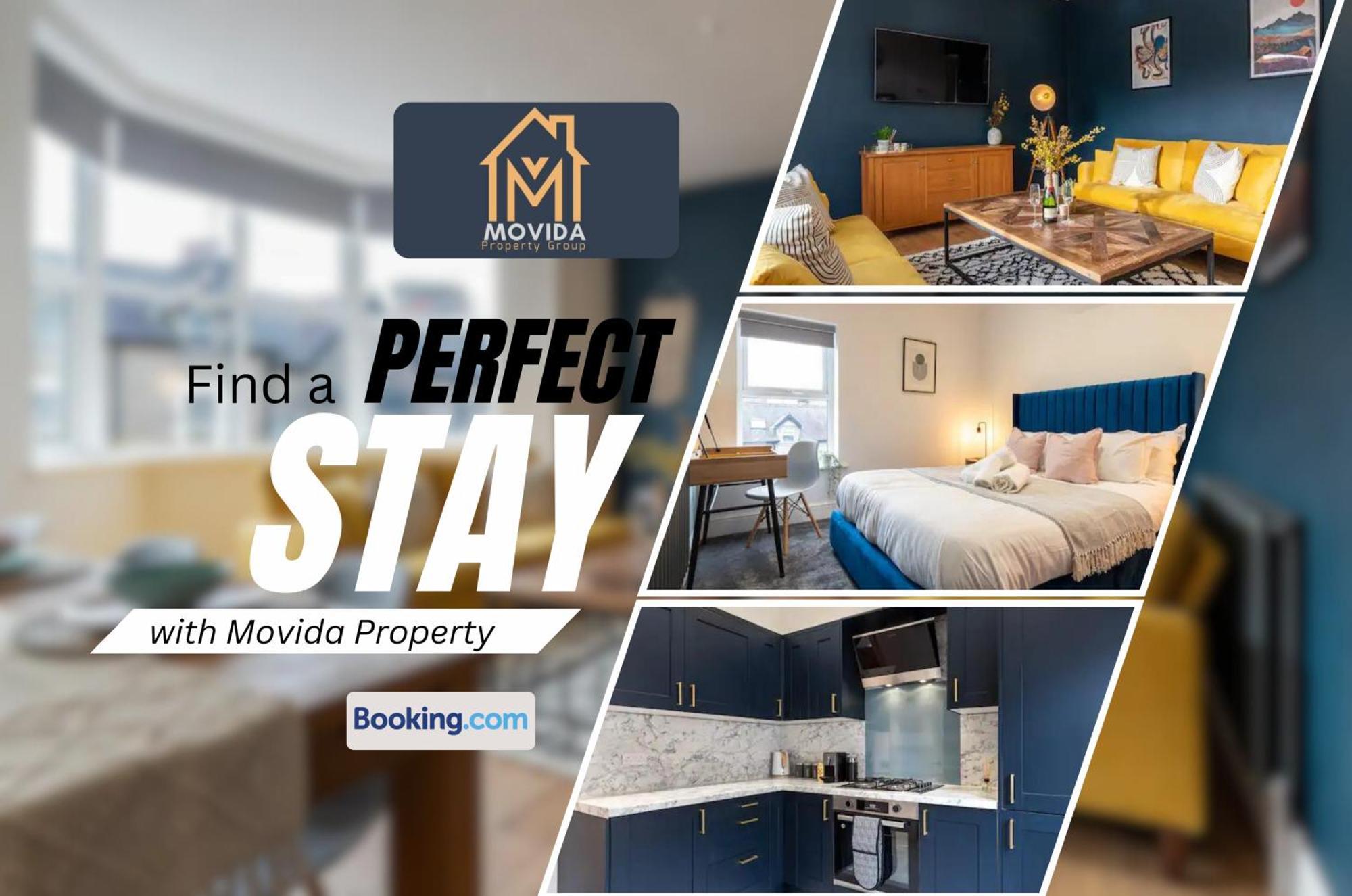 Central Elegant Three Bed Duplex By Movida Property Group Short Lets & Serviced Accommodation Harrogate Exteriör bild