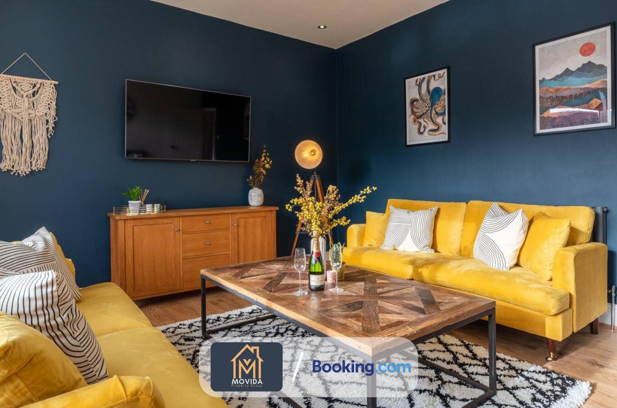 Central Elegant Three Bed Duplex By Movida Property Group Short Lets & Serviced Accommodation Harrogate Exteriör bild
