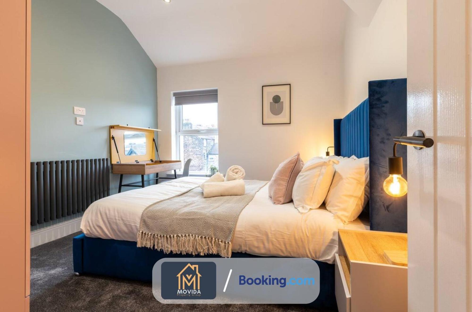 Central Elegant Three Bed Duplex By Movida Property Group Short Lets & Serviced Accommodation Harrogate Exteriör bild